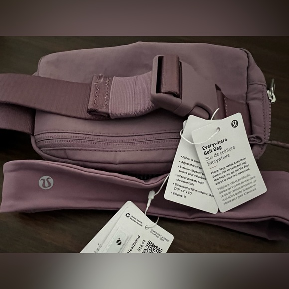 NWT Lululemon BUNDLE - Everywhere Belt Bag & Luxtreme Headband Set - Picture 4 of 6